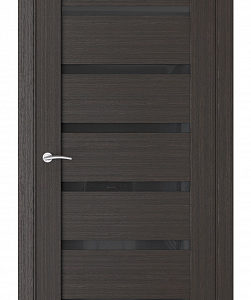 Межкомнатная дверь Q5 Черный lacobel