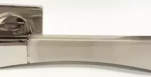 Дверная ручка PUERTO AL 532-02 SN/NP никель матовый / никель блестящий
