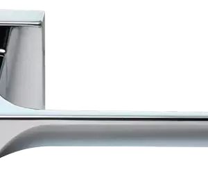Morelli Ручка дверная FIORD S5 CRO раздельная на квадратной розетке, цвет хром, ЦАМ